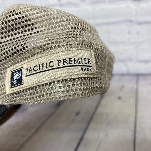 Camo Trucker Hat Distressed Cap Mesh Anaheim Ducks Patch Pacific Premier Item#2 - Picture 6 of 9